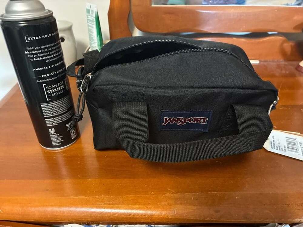 Unisex nwt Jansport black crossbody mini duffel bag pack